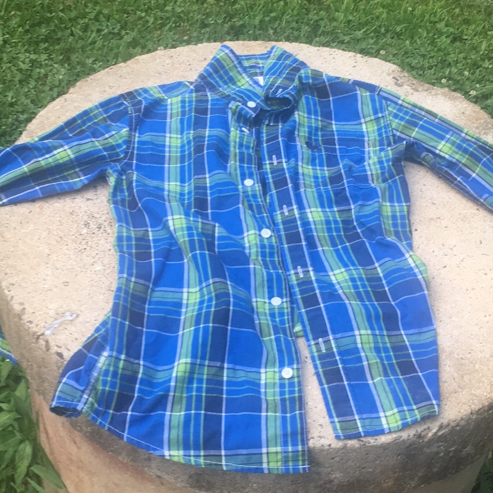 Long sleeve flannel-ish boys shirt - Picture 1 of 4